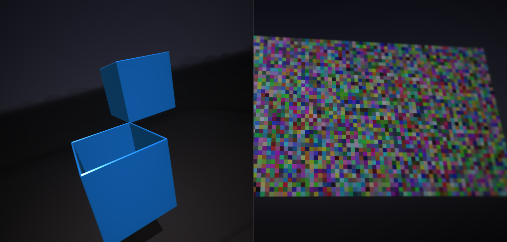 series of voxels
